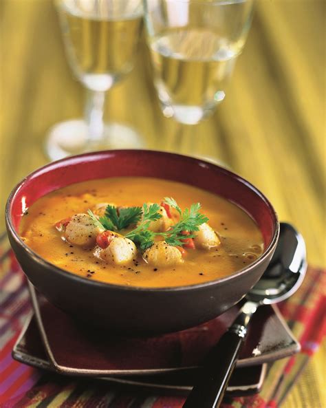 Recette soupe d automne aux pétoncles
