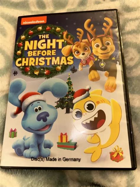 Nick Jr The Night Before Christmas Dvd Nickelodeon Holiday 498