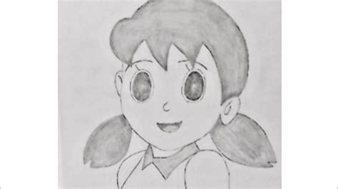 How To Draw Shizuka From Doraemon Step By Step Shizuka Drawing Easy