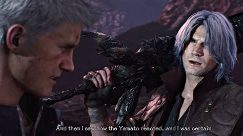 Devil May Cry 5 Dante Tells Nero Vergil Is His Father Dmc5 2019 Ps4
