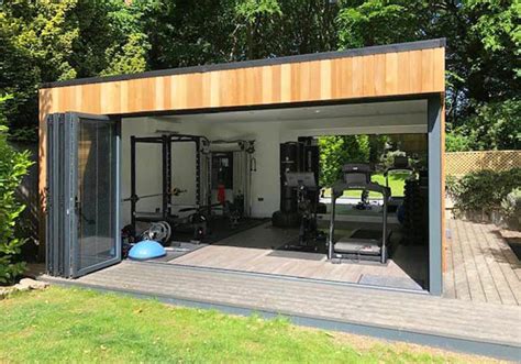 Garden Gym With Lots Of Glazing 2 Gym Room At Home Home Gym Design