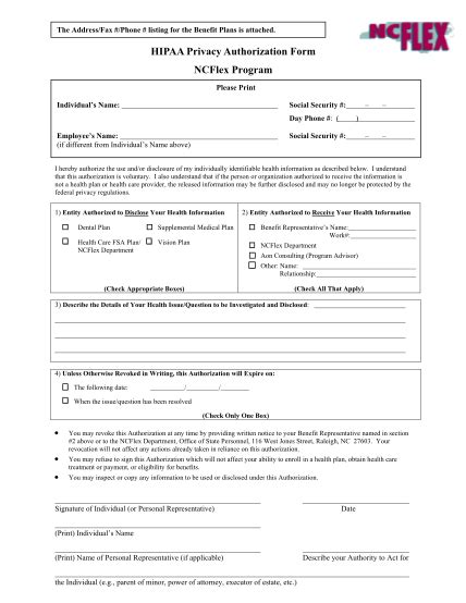 39 Hipaa Compliant Authorization Release Medical Information Page 3