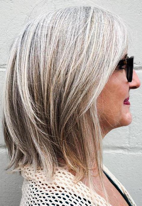 A french crop features a faded or undercut sides and a relatively short hair on top. Hair Gray Transition Coloring 30+ Super Ideas | Grey hair styles for women, Gray hair growing ...