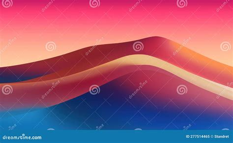 Horizontal Angle Gradients Of Beautiful Colors Illustration Picture