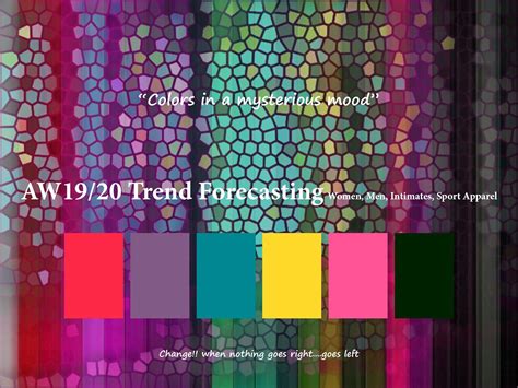 Aw20192020 Trend Forecasting On Pantone Canvas Gallery Color Trends
