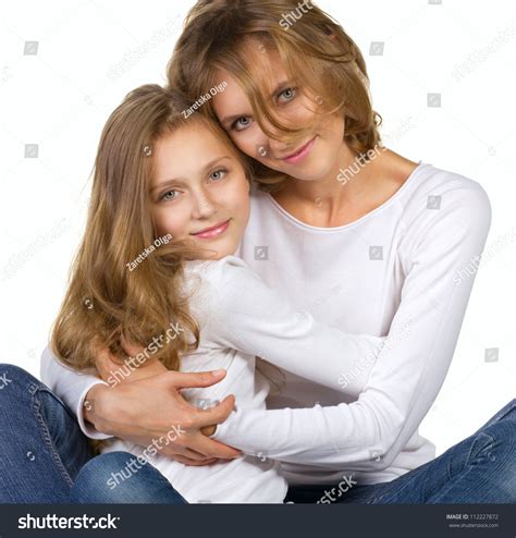 Mother Daughter Hugging Each Other Stock Photo 112227872 Shutterstock
