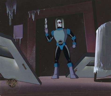 Batman The Animated Series Original Production Cel Mr Freeze Heart