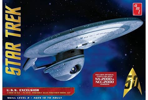 Pll Mka17 11000 Star Trek Uss Excelsior Aztec Decal Set For Amt