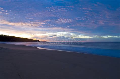 Early Morning Beach Sunrise Stock Image Image Of Beach Rays 52816511