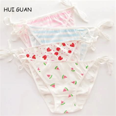Hui Guan Sexy Strawberry Fuirt Cute Girl Underwear Lingerie Women