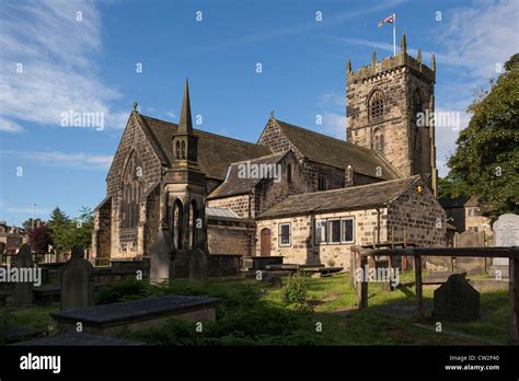 Saint Wilfred's Parish Church, in Calverley, Leeds. The church dates