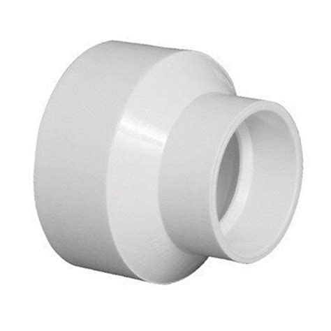 This braided vinyl tubing is made from polyester braided reinforced polyvinyl chloride and has the strength to withstand 4 times the working pressure of single wall pvc. 3" x 1-1/2" DWV PVC Reducer Fitting D102-337