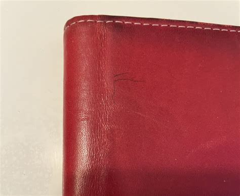 Franklin Covey Burgundy Leather Bifold Wallet 22858pa Gem
