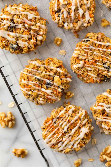 Carrot Cookies With Orange Icing Simple And Healthy