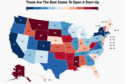 These Are The Best States To Open A Start Up