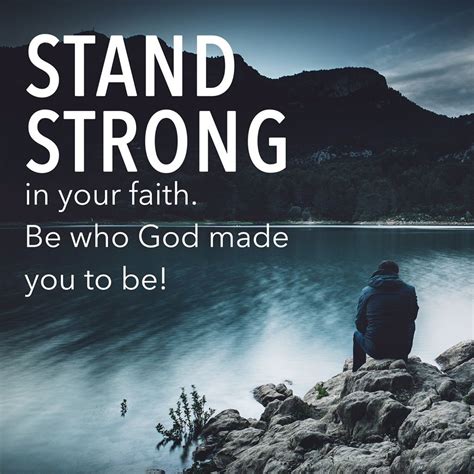 Stand Strong In Your Faith Bible Verses About Life