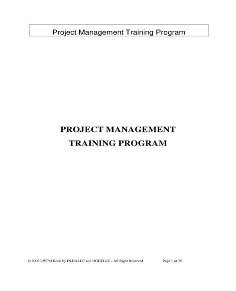 8 Training Project Plan Templates Pdf Doc Free And Premium Templates