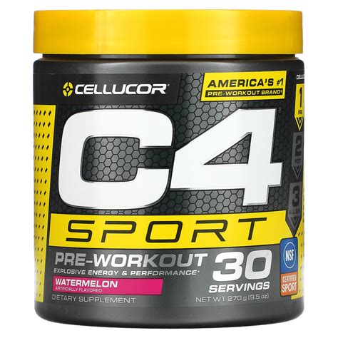 Cellucor C4 Sport Pre Workout Watermelon 95 Oz 270 G Iherb