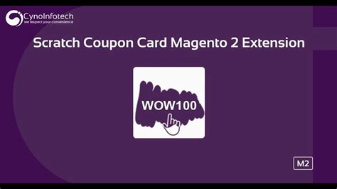 This coupon has no cash value. SCRATCH COUPON CARD MAGENTO 2 EXTENSION | CYNOINFOTECH ...