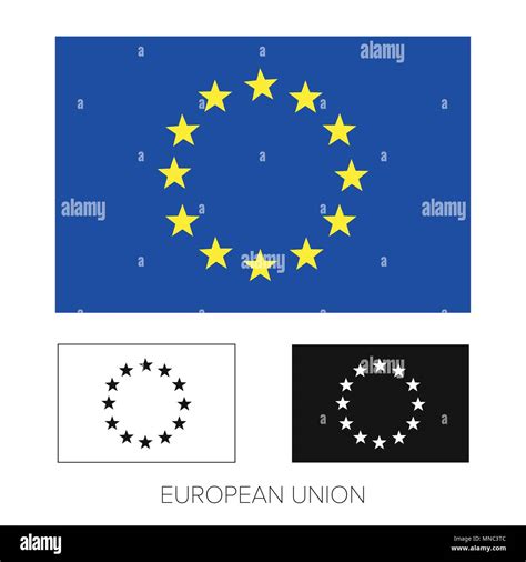 Eu Flag European Union Icon Stock Vector Image And Art Alamy