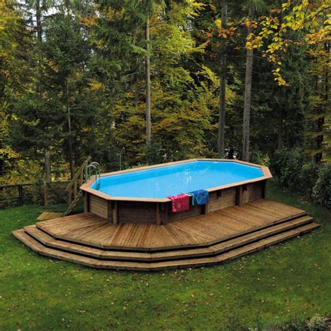 Outdoor Swimming Pool Il Ceppo Above Ground Wooden