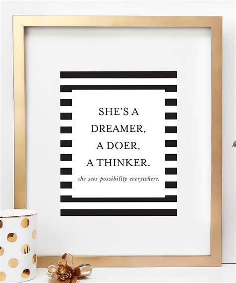 Dreamer Doer Thinker The Dreamers Quotes Office Inspiration