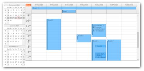 ASP.NET MVC Event Calendar | DayPilot for ASP.NET MVC ...