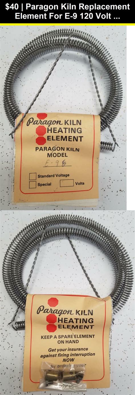 Pottery Kilns 116495 Paragon Kiln Replacement Element For E 9 120 Volt