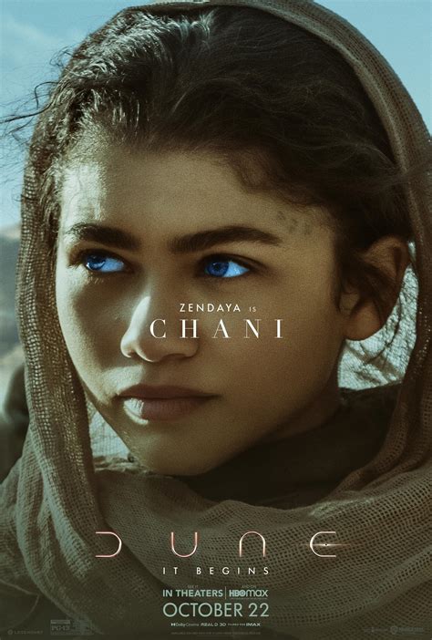 Dune Character Posters Zoom In On Timothée Chalamet Zendaya More