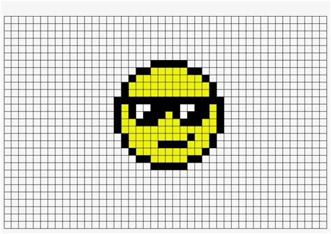 Happy Emoji Pixel Art