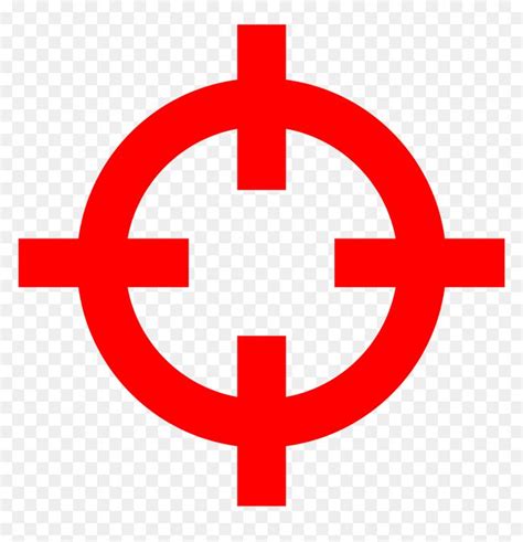 File Crosshairs Red Svg Shooting Cursor Png Red Crosshair