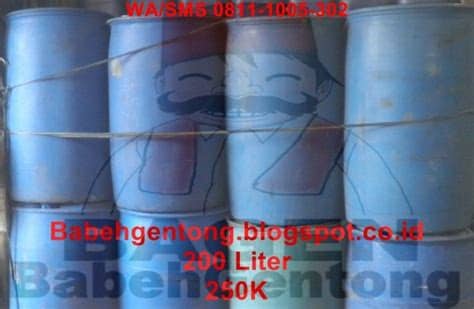 Tong drum besi pelbagai kegunaan. Jual Tong Air Biru 200 Liter di lapak BabehGentong ...