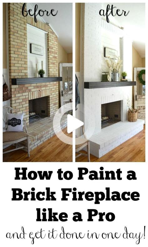 Wie Man Einen Gemauerten Kamin Malt White Brick Fireplace Painted