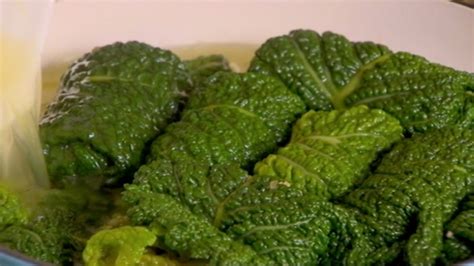 Pork Stuffed Cabbage Leaves Recipe Bbc Food