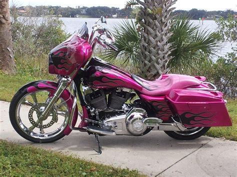 Hot Pink Harley Harley Davidson Pinterest Hot Pink Motorcycles