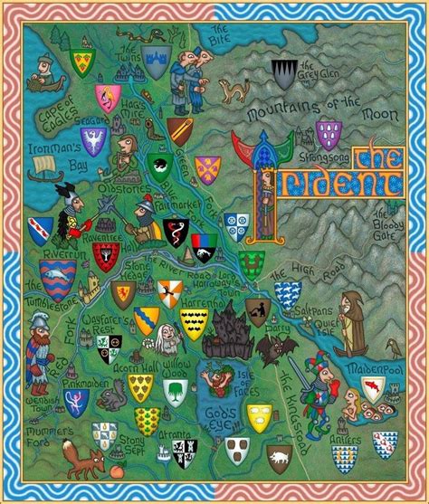 Detailed And Illustrated Maps Of The Kingdoms Of Westeros Game Of
