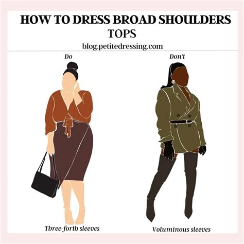 How To Dress Broad Shoulders The Ultimate Guide Petite Dressing