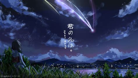 Check out this fantastic collection of your name wallpapers, with 46 your name background images for your desktop, phone or tablet. Wallpapers, Anime, Your Name. - 1920x1080 | Kimi no na wa ...