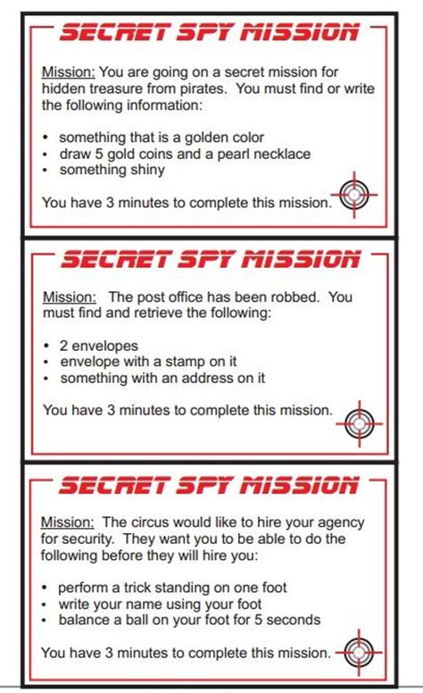 Fun Motivating Ideas To Use With The Kiddos Go On A Secret Spy