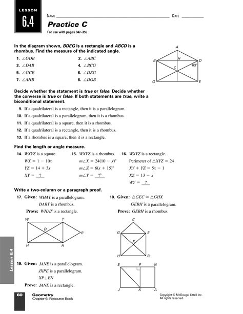 Geometry these are some of the areas in geometry that you will need to know for the sat math test. Geometry resource book answer key chapter 1 golfschule ...