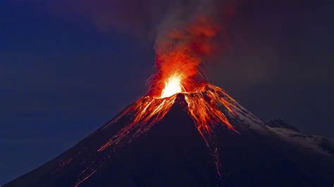 Impresionantes Imágenes Del Volcán Tungurahua En Ecuador Youtube