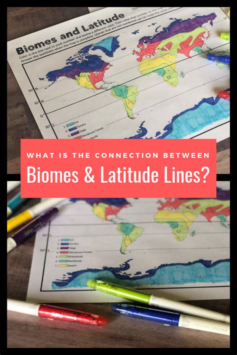 Biome Map Coloring Worksheet Answer Key