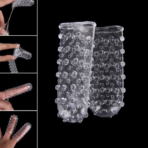 Finger Penis Sleeve Vibrator For Woman Squirt G Spot Penis Vagina Clit Stimulate Masturbation