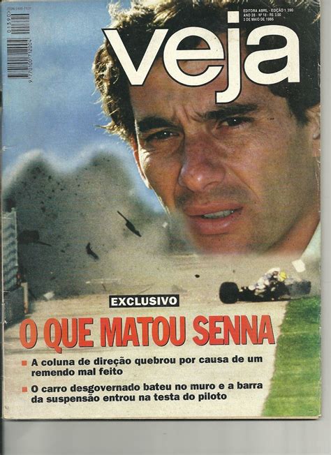 Revista Veja 1994 Ayrton Senna Ayrton Airton Sena