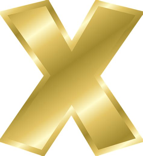 Letter X Lowercase Free Vector Graphic On Pixabay