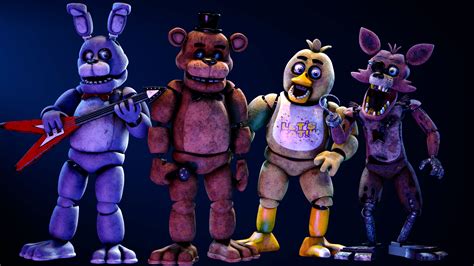 Fnaf Animatronics Textured With Substance Painter For My Xxx Hot Girl