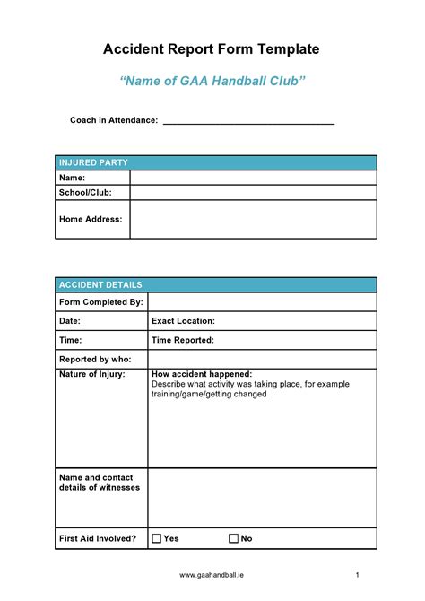 Accident Report Fill Out And Sign Printable Pdf Template