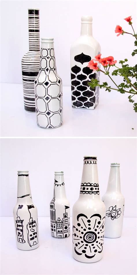9 Unique Fun Diy Projects To Reuse Empty Beer Bottles With Images Diy Bottle Crafts Beer