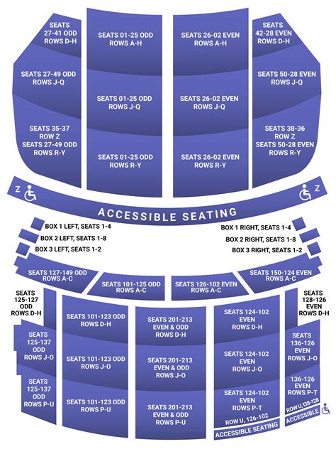 Seating Chart Los Angeles Orpheum