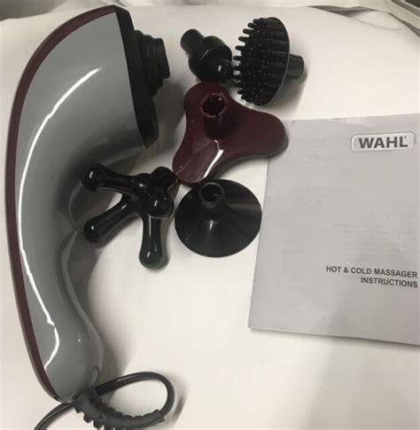 Wahl 4295 027 Deluxe Heated Massager With 5 Attachments For Sale Online Ebay